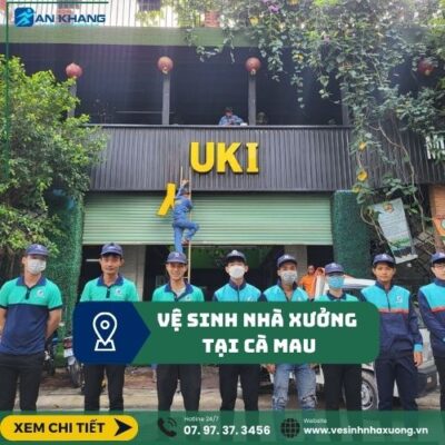 vệ sinh nhà xưởng tại cà mau